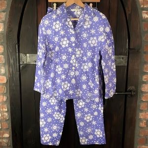 Alexander Del Rosa snowflake ❄️ flannel Pjs S